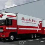 DAF XF 105 + Trailer "Bart De Vries" v9.0 1.57