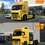 DHL Skins for Volvo FH 1/2/3 v1.0