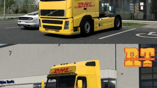 DHL Skins for Volvo FH 1/2/3 v1.0