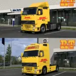 DHL Skins for Volvo FH 1/2/3 v1.0