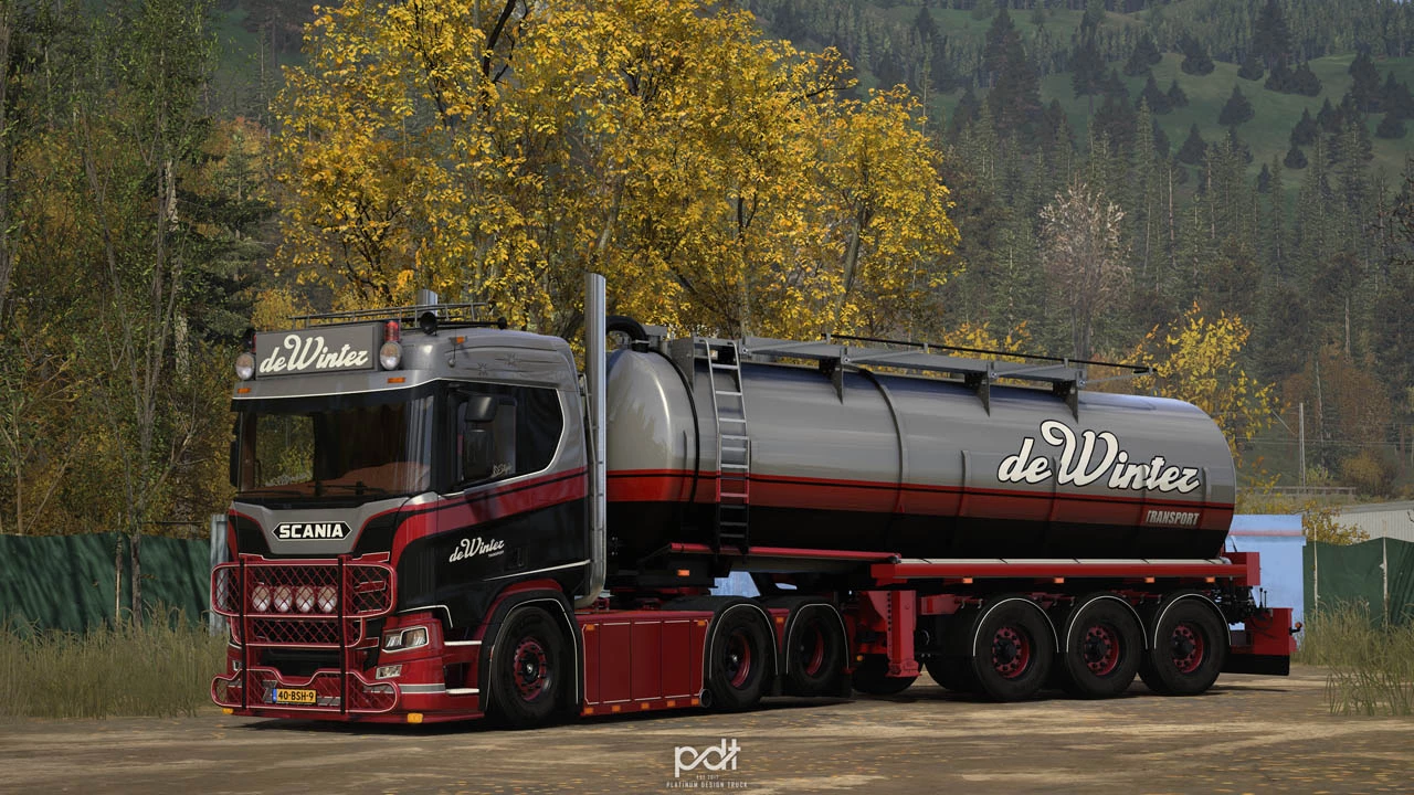 Scania R500 + Trailer "de Winter" v1.0