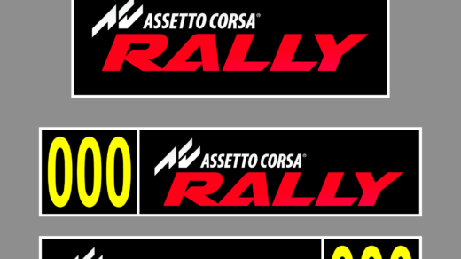 Assetto Corsa Rally - Generic Numberplates