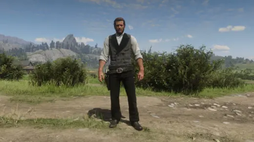 Black Ranch Pants