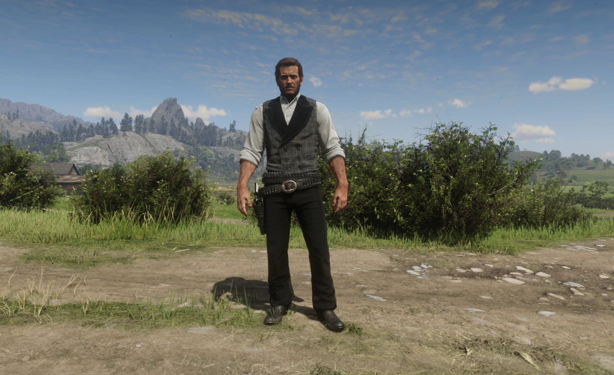 Black Ranch Pants