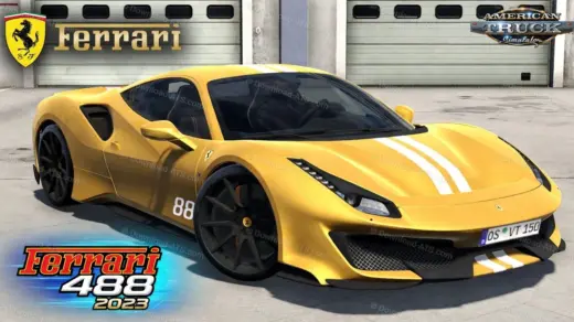 Ferrari 488 2023 + Interior v1.0