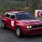 Lancia Delta Hf integrale Bordeaux Red2