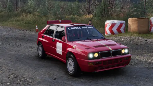 Lancia Delta Hf integrale Bordeaux Red2