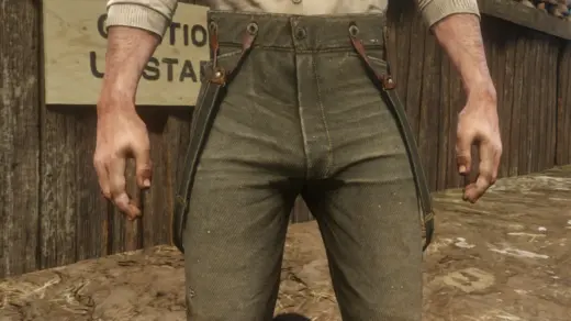 Restored Hanging Player Suspenders