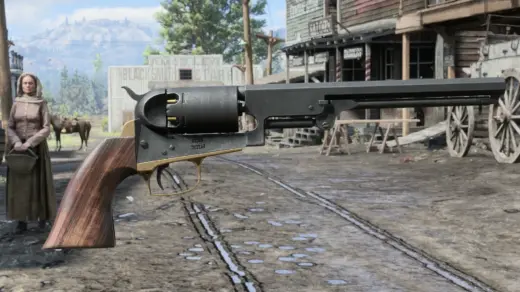 Size accurate navy revolver