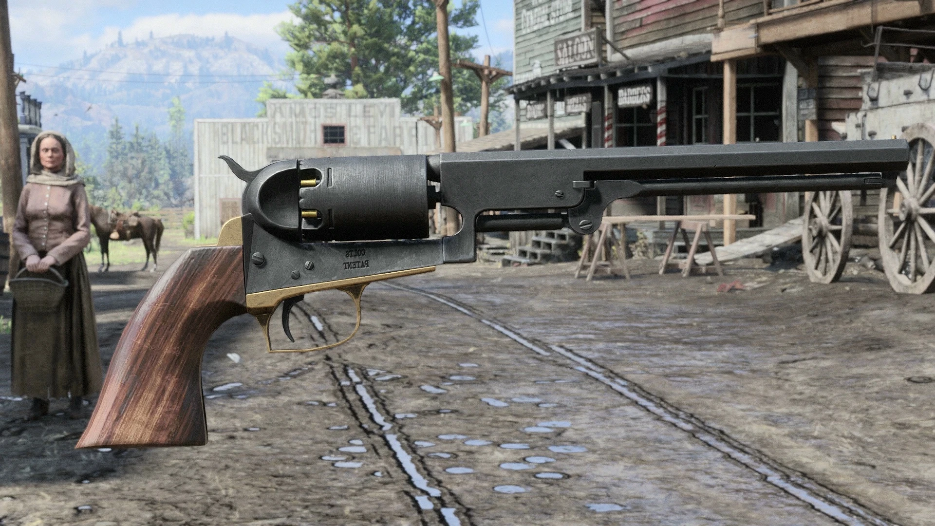 Size accurate navy revolver