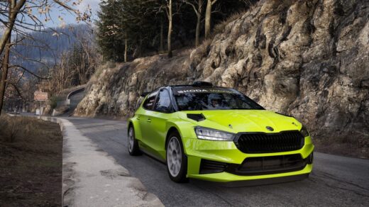 Skoda Fabia RS Rally2 - Presentation Mamba Green