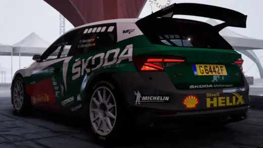 Skoda Fabia WRC tribute Colin Mcrae 2
