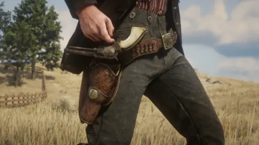 Unholster Pistol Twirl Animation