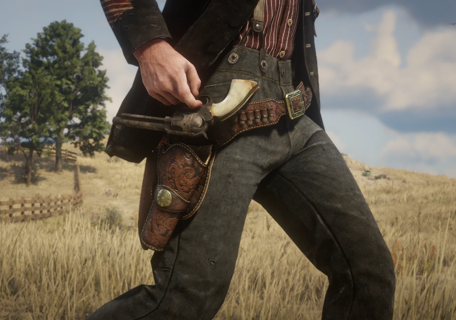 Unholster Pistol Twirl Animation