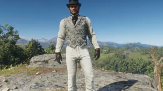 Whte Ranch Pants