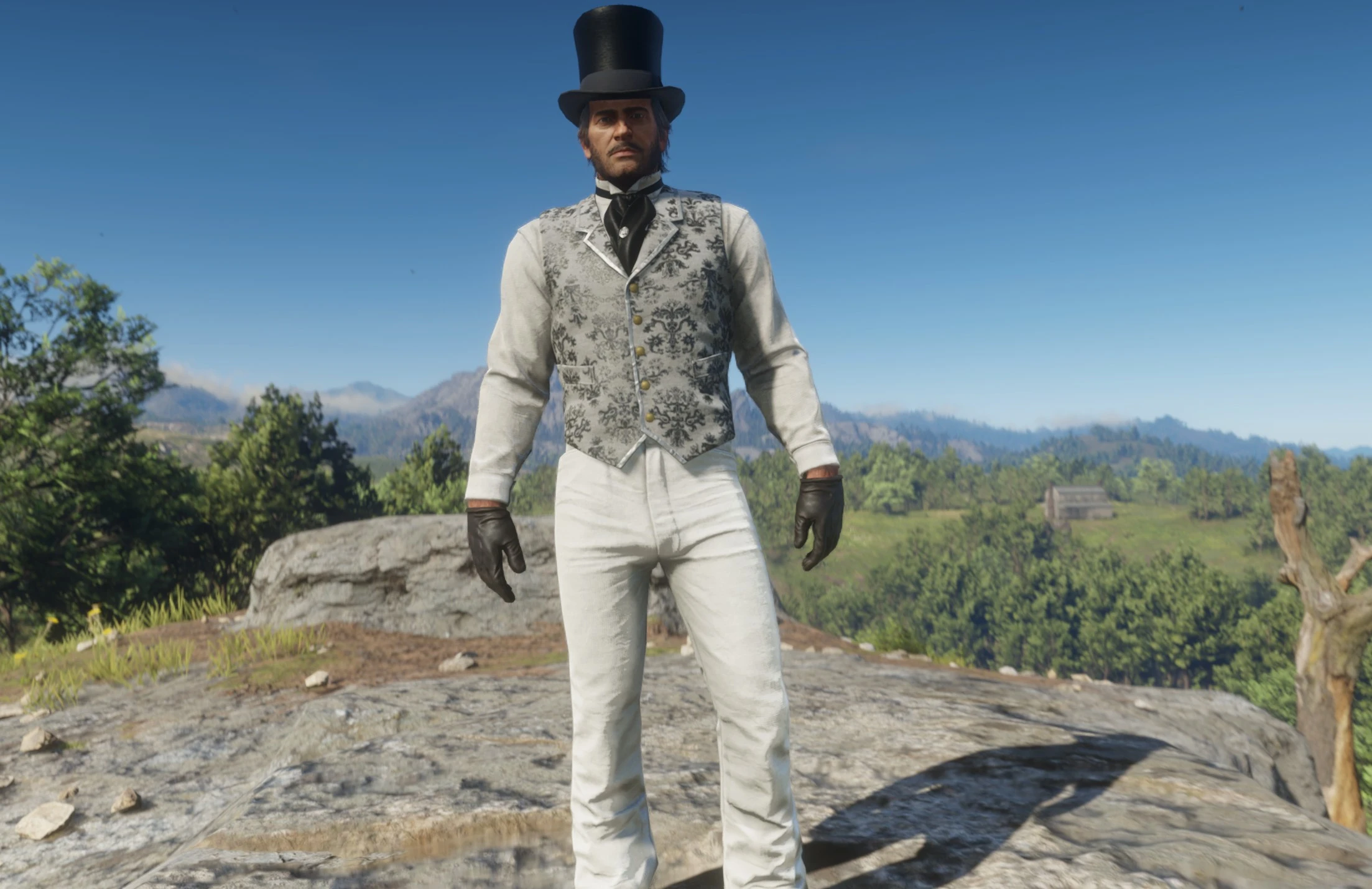 Whte Ranch Pants