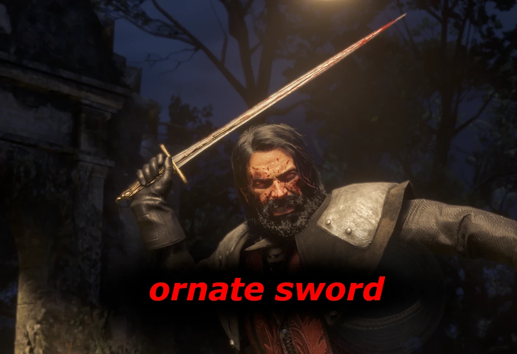 ornate sword