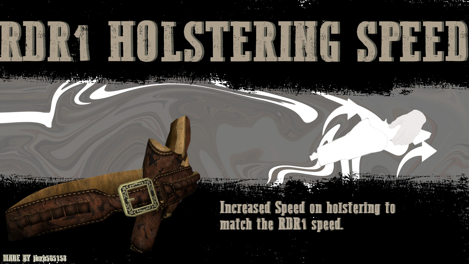 RDR1 Holstering Speed
