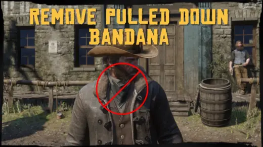 Remove Pulled Down Bandana