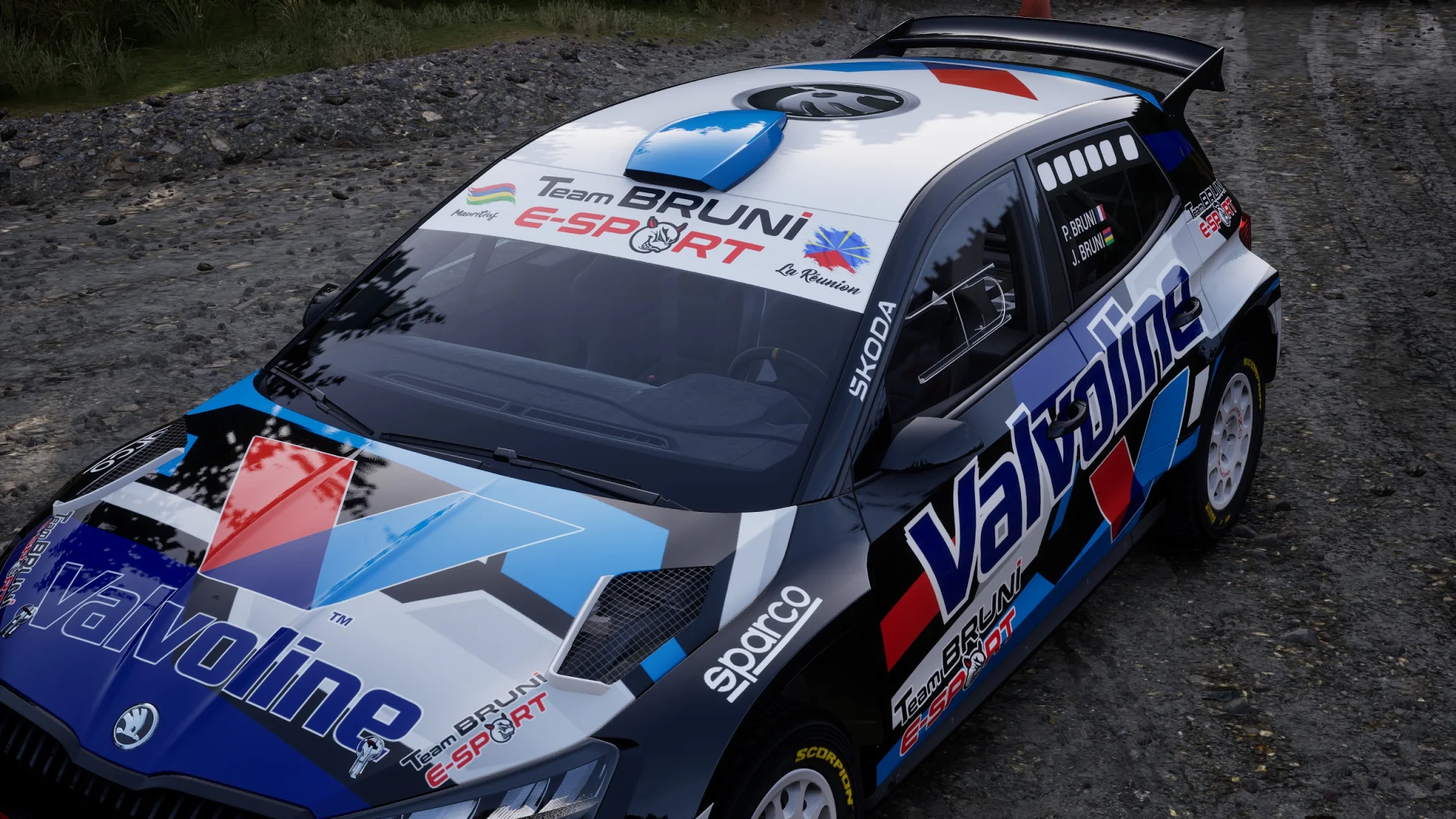 Skoda Fabia RS Rally 2 VALVOLINE TBES1