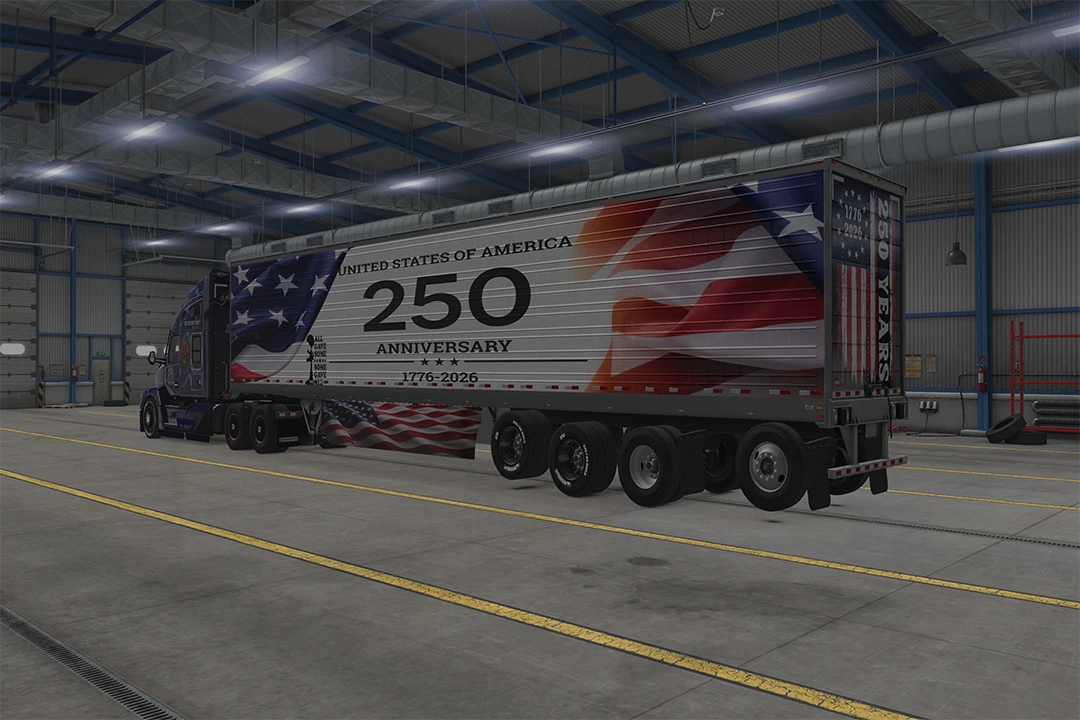 USA 250 Years of Freedom Trailer Skin Pack