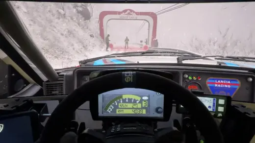 Dashboard for the Lancia Delta Integrale Evo in Assetto Corsa Rally
