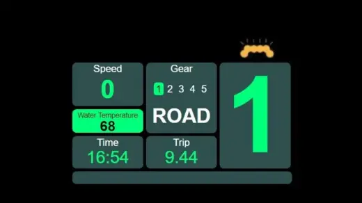 Dashboard for the Skoda Fabia