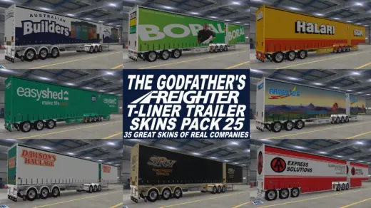 The Godfather's Freighter T-Liner Trailer Skins Pack 25