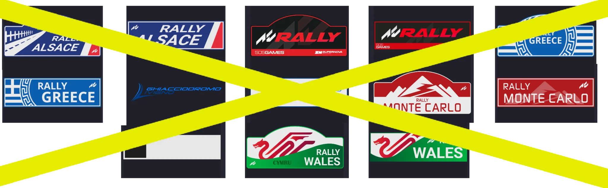 Hide rally plate