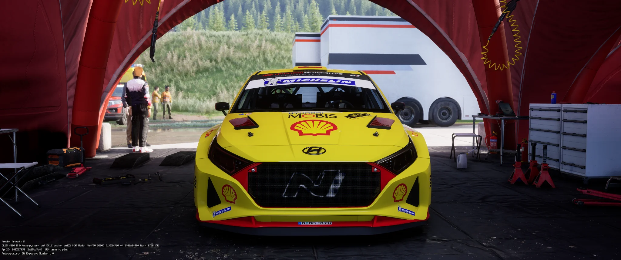 Hyundai I20 Shell team