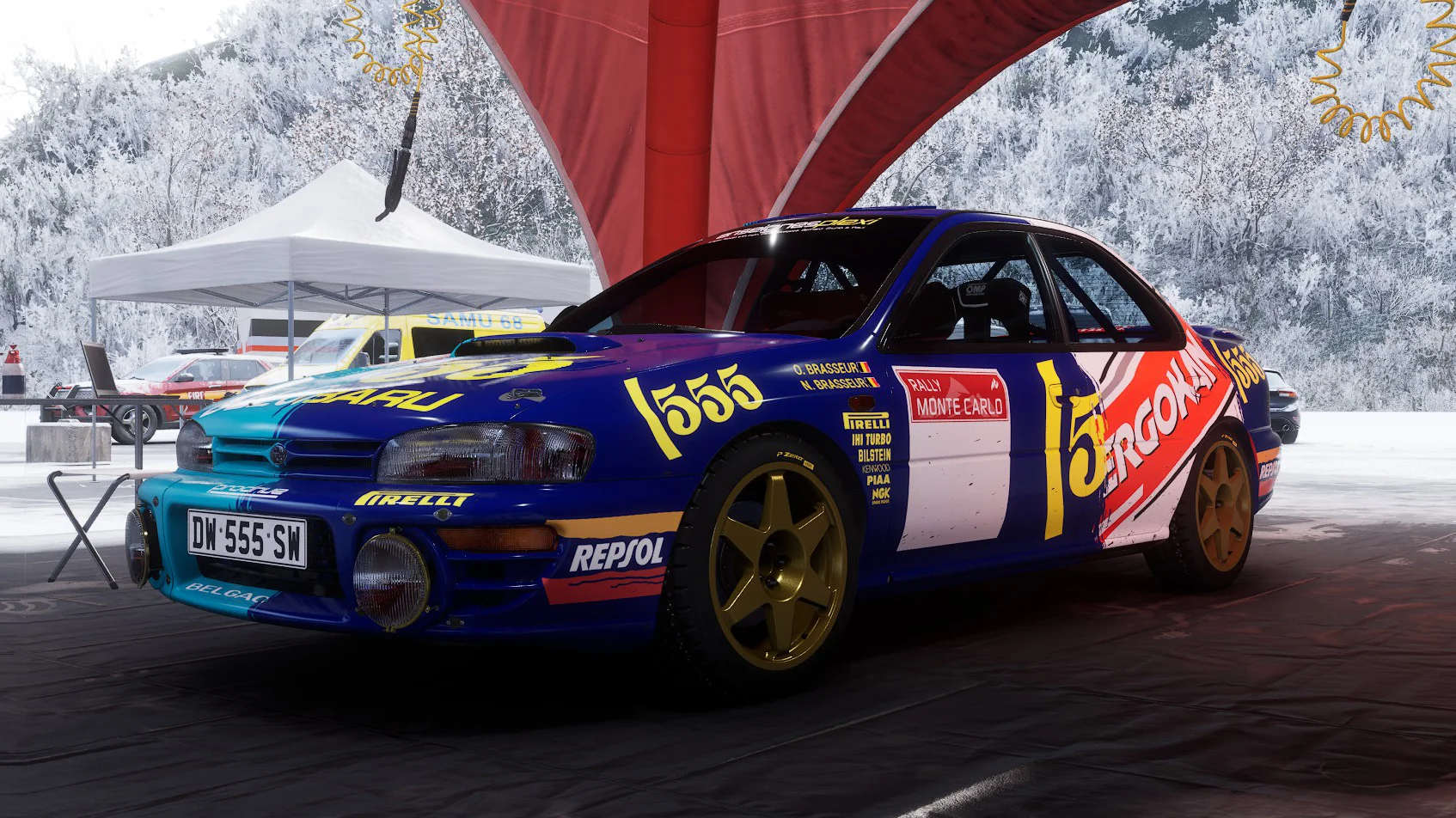 Subaru Impreza Multi Julien Elleboudt Legend Boucles de Bastogne 2018