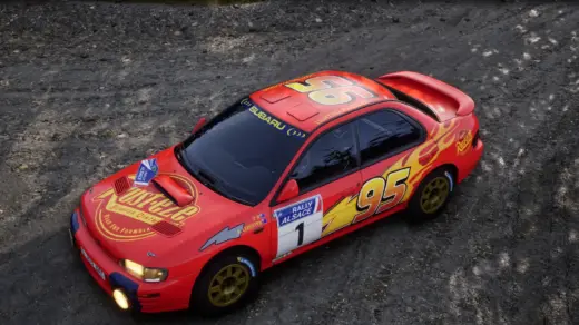 Subaru Impreza S3 - Lighting McQueen Livery WIP2