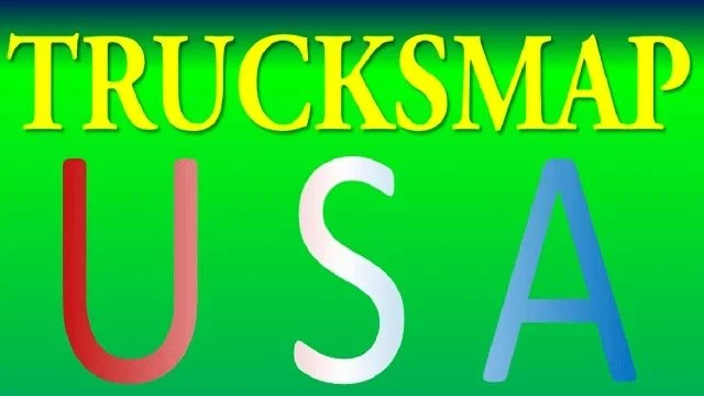 Trucks map USA