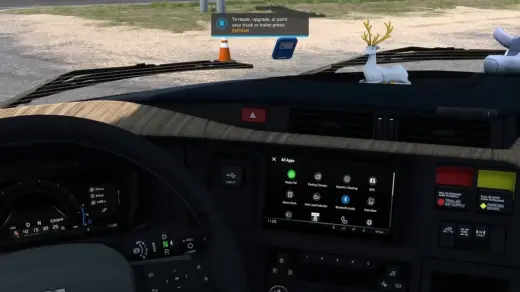 Volvo VNL 2025 improved Radio Infotainment Screens v1.1