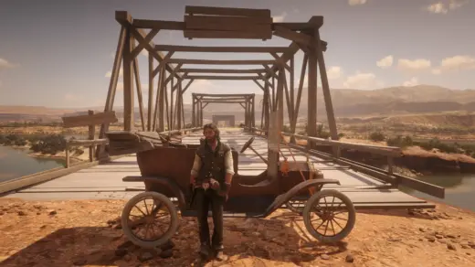 bridge to mexico with original bridge
