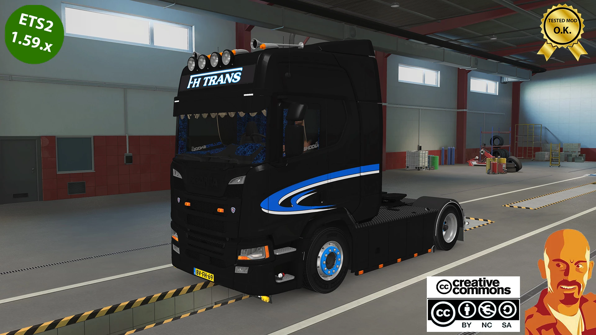 SCANIA NG R580 FH-TRANS v1.0 ETS2 1.58-1.59.x – ModsCloud.net