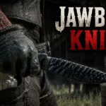 Black Jawbone Knife