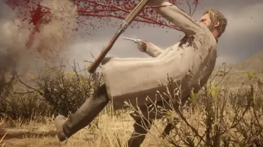 Django Style Bullet Impact Knockback