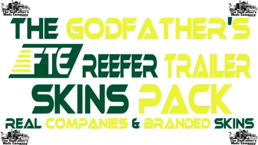 The Godfather's FTE Reefer Trailer Skins Pack v1.3