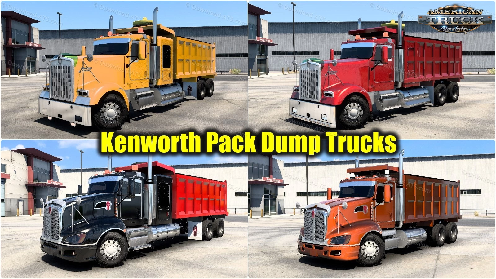 Kenworth Pack Dump Trucks