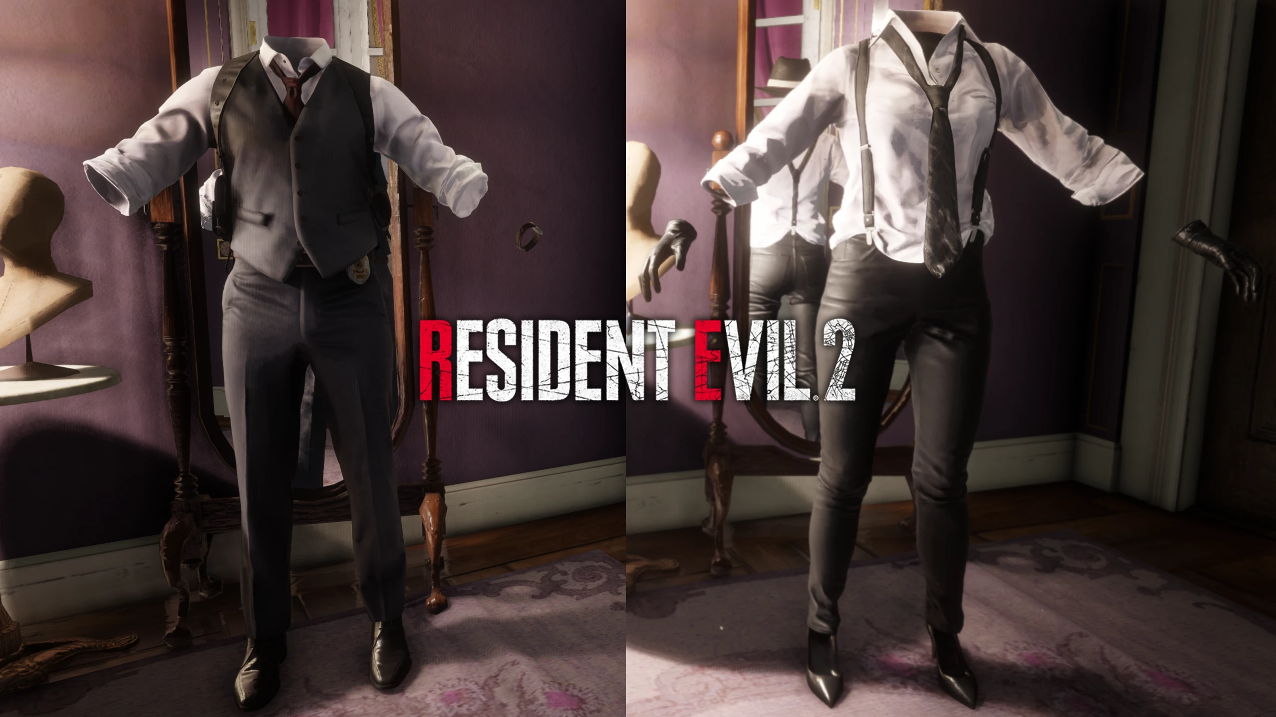 RE2 Noir Outfits