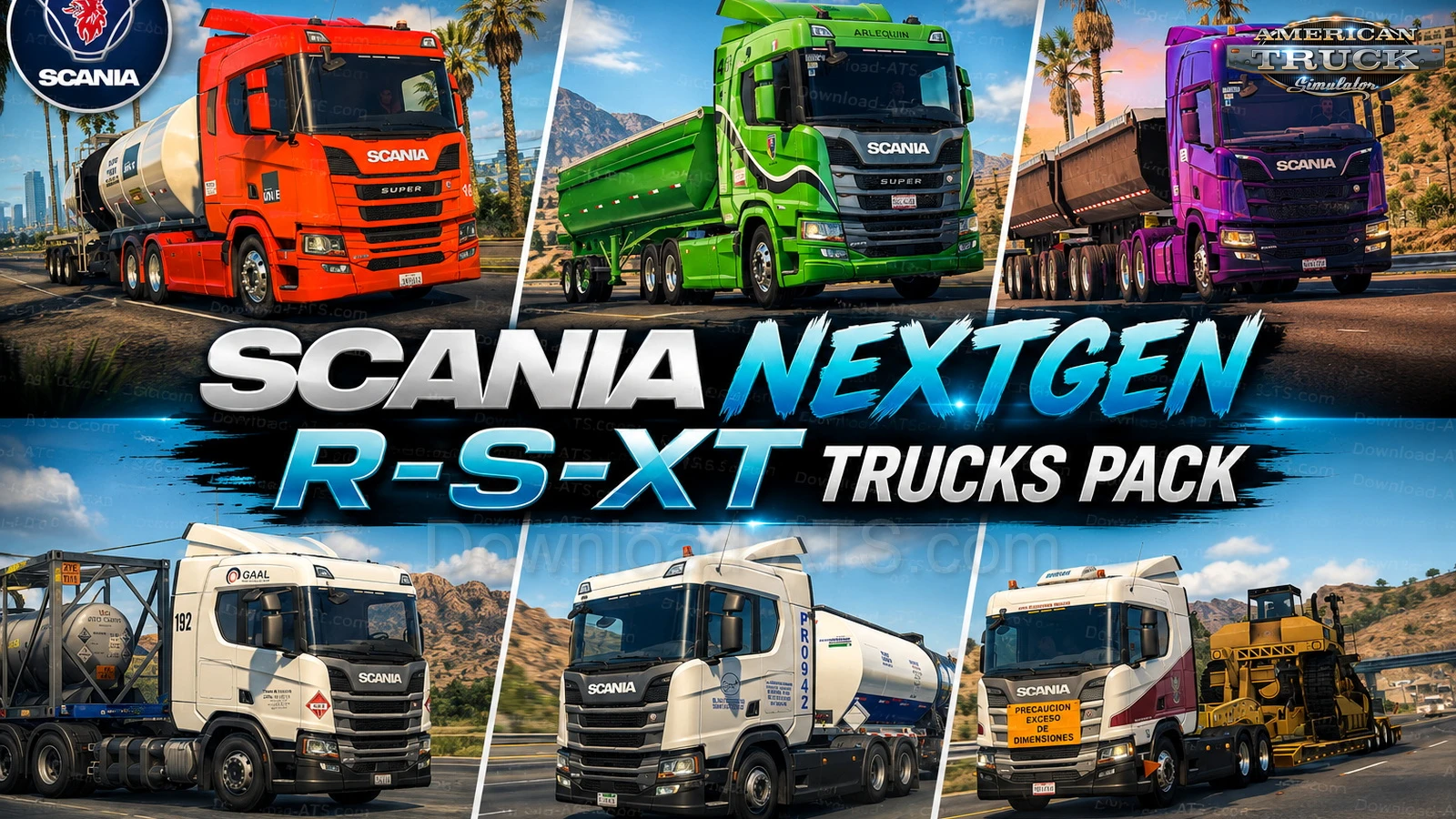 Scania NextGen R-S-XT Trucks Pack v1.60