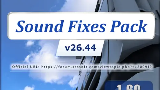 Sound Fixes Pack v26.44 for 1.60 open beta