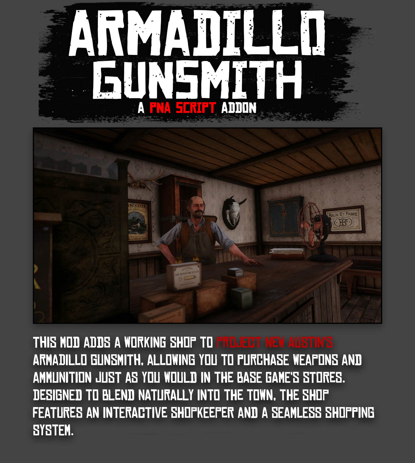 Armadillo Gunsmith - A PNA Addon