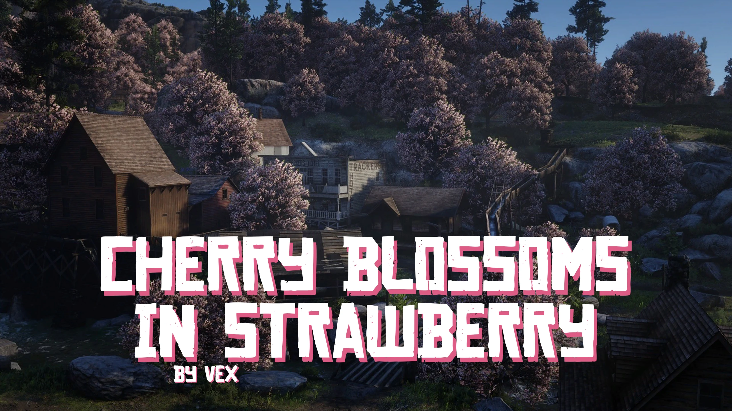 Cherry Blossoms in Strawberry