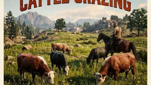 Cows Grazing