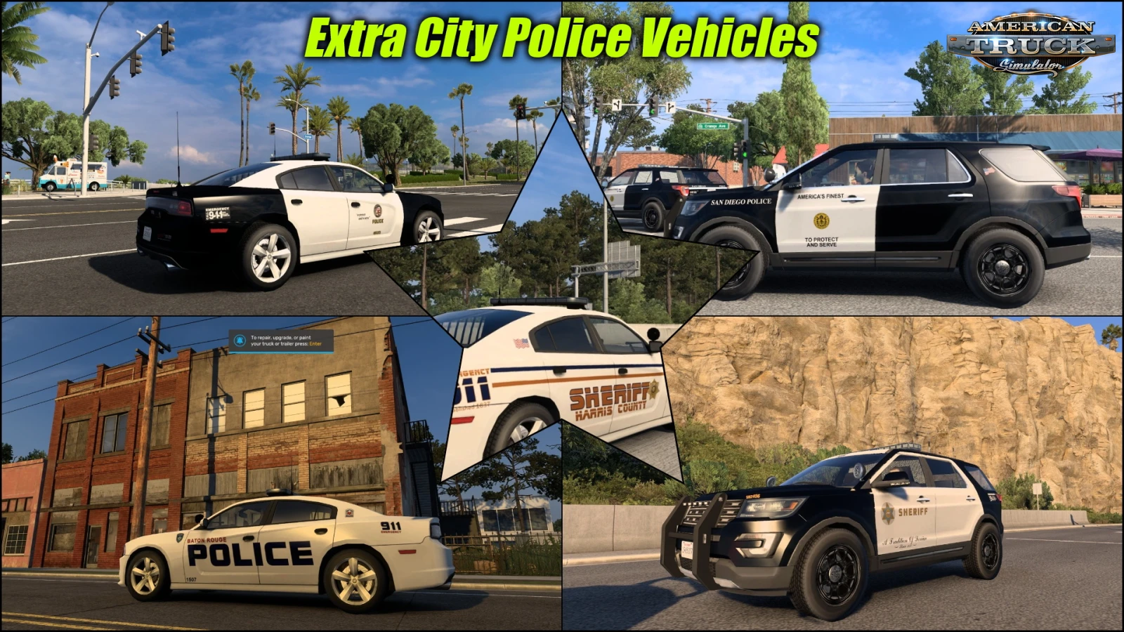 Extra City Police Vehicles