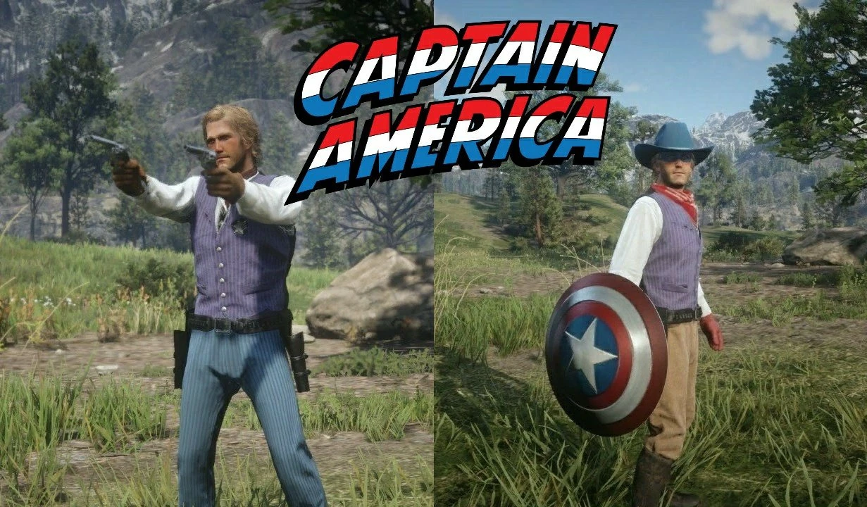 Sheriff Steve Rogers and Western Captain America