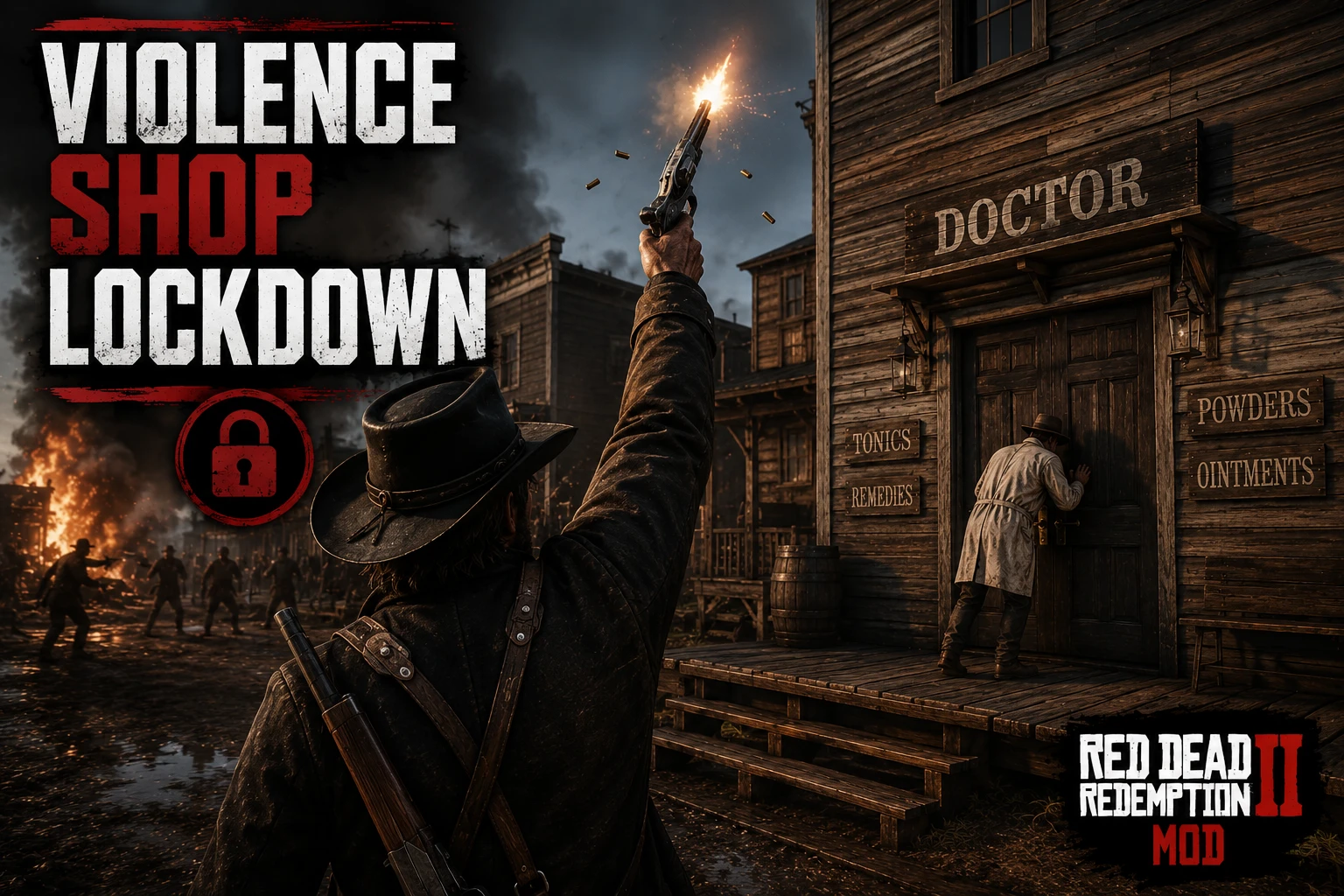 Violence Shop Lockdown