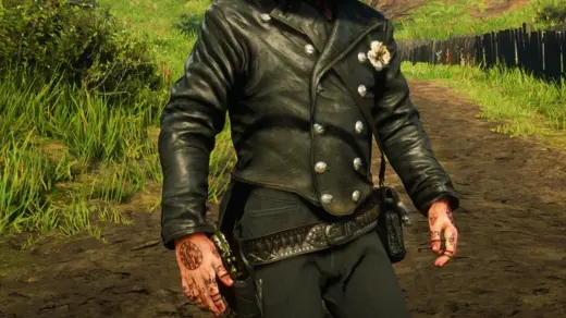 leather coat